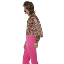 Costumes Australia 1960s Cnd Slack Suit Costume Adult Pink Black_3