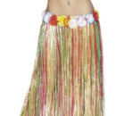 Costumes Australia Hawaiian Hula Adult Skirt 80cm with Flowers_1