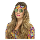 Costumes Australia Size Chart Hippie Specs Mirrored Adult Green Black