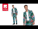 Costumes Australia Size Chart Hawaiian Tropical Flamingo Suit Adult Green