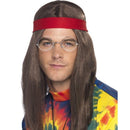 Hippy Man Kit Adult Brown Red Mens -1