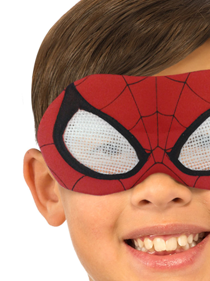 Spider Man Plush Eyemask Child Mens Red