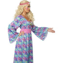 Flower Child Costume Adult Blue Pink Womens