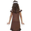 Native American Inspired Girl Costume Kids Brown