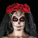 Day of the Dead Face Tattoo Transfers Kit - One Size