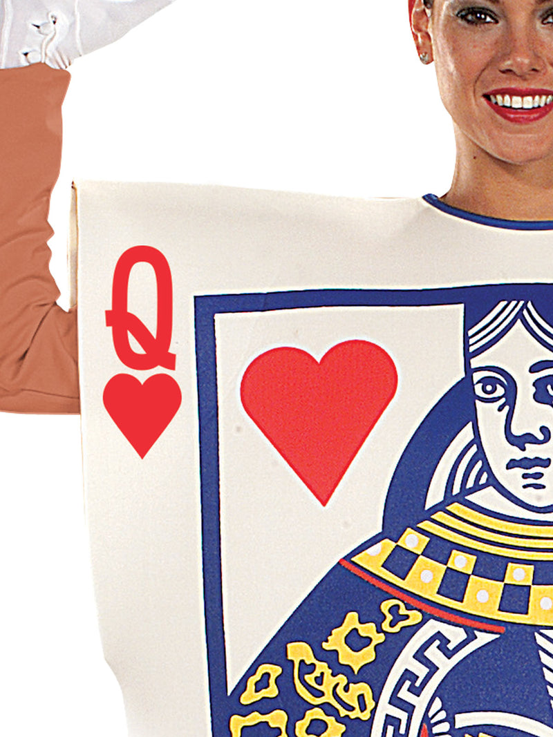 Queen Of Hearts Playing Card Costume Adult Womens -3