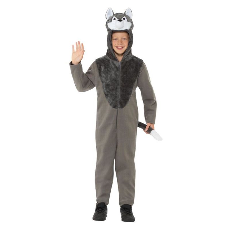 Wolf Costume Child Grey Unisex