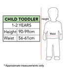 Giraffe Toddler Costume Unisex Yellow