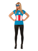 American Dream Tshirt Womens Blue -2
