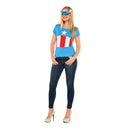 American Dream Tshirt Womens Blue -4