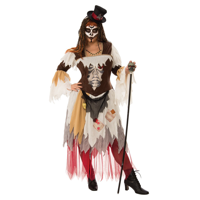 Conjure Voodod Woman Costume Adult Womens -1