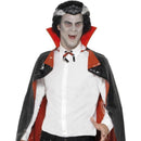 Pvc Reversible Vampire Cape Adult Red Unisex -1