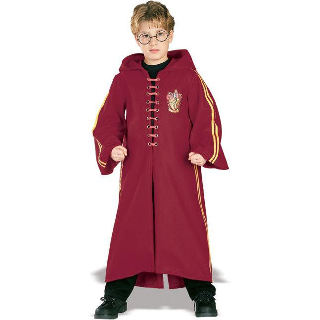 Quidditch Deluxe Robe Child Unisex Red -1