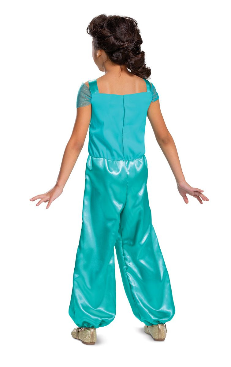 Disney Jasmine Costume Child Green Jumpsuit Smiffys sm-140409 2