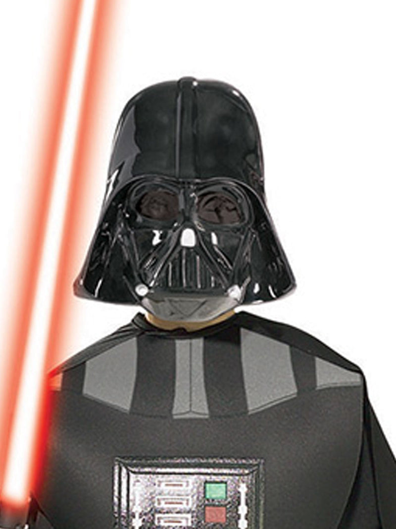 Darth Vader Costume Top Mask & Lightsaber Set - Child