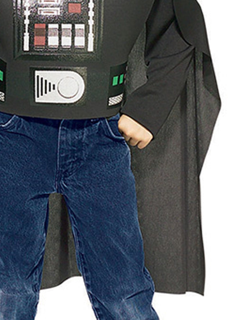 Darth Vader Costume Top Mask & Lightsaber Set - Child