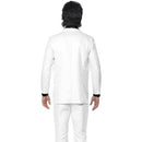 Costumes Australia 1970s White Disco Suit Adult Costume_2