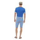 Costumes Australia 20s Bathing Suit Costume Adult Blue White_2