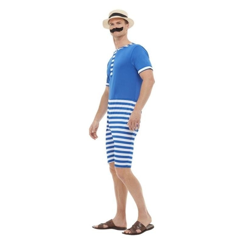 Costumes Australia 20s Bathing Suit Costume Adult Blue White_3