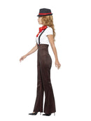 Costumes Australia 20s Glam Gangster Costume Adult Brown Red_2
