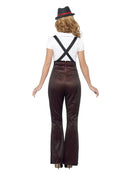 Costumes Australia 20s Glam Gangster Costume Adult Brown Red_3