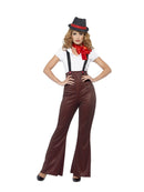 Costumes Australia 20s Glam Gangster Costume Adult Brown Red_4