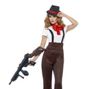 Costumes Australia 20s Glam Gangster Costume Adult Brown Red_1