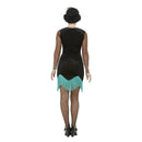 Costumes Australia 20s Peacock Flapper Costume Adult Green Black_2