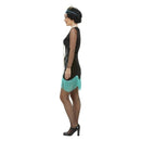 Costumes Australia 20s Peacock Flapper Costume Adult Green Black_3