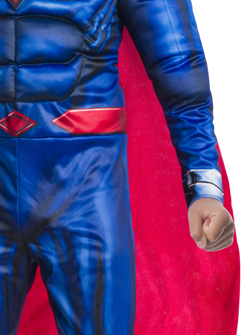 Superman Deluxe Costume With Lenticular Child