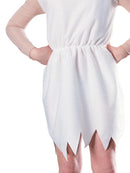 Wilma Flintstone Deluxe Costume Child Girls White Hanna Barbera
