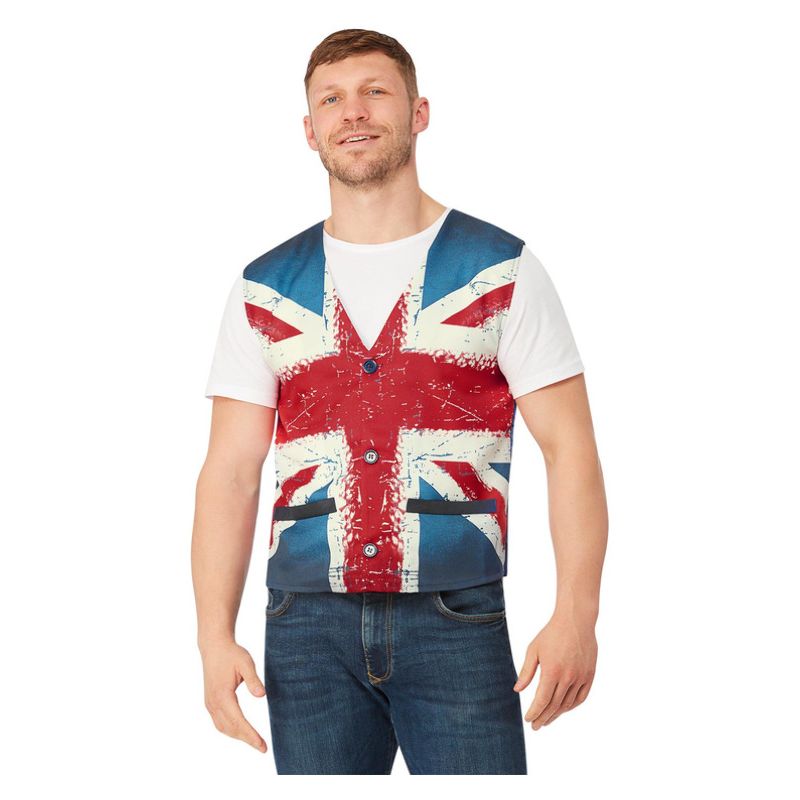 Union Jack Waistcoat Adult 1