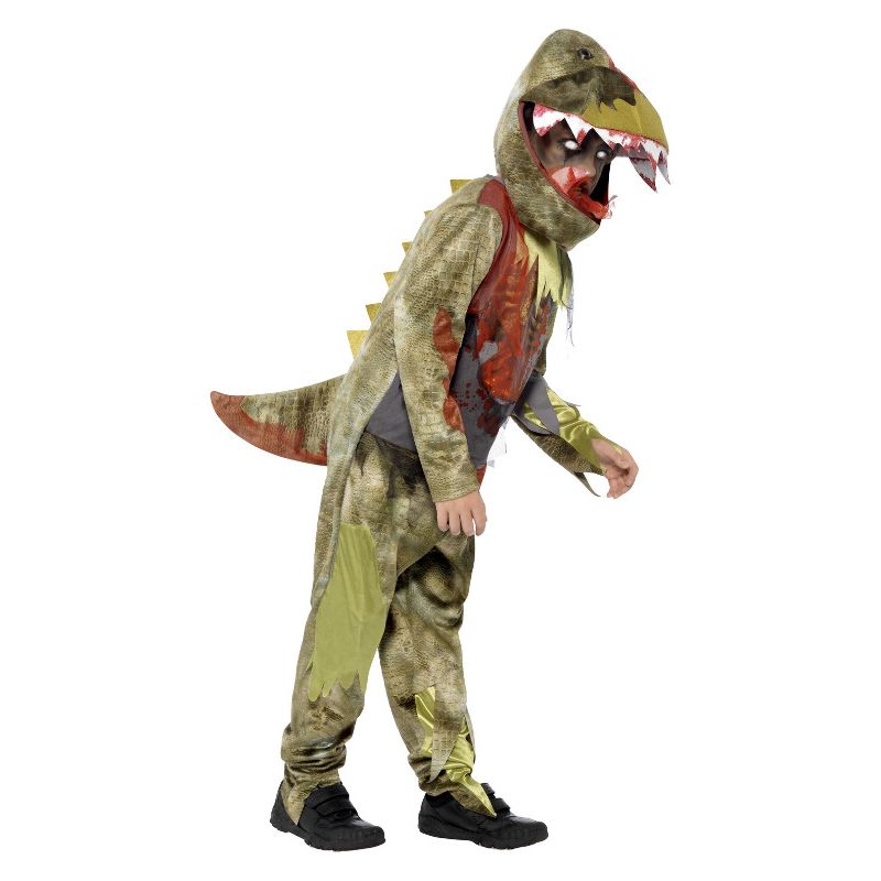 Deluxe Deathly Dinosaur Costume Green Child_1 sm-44294L