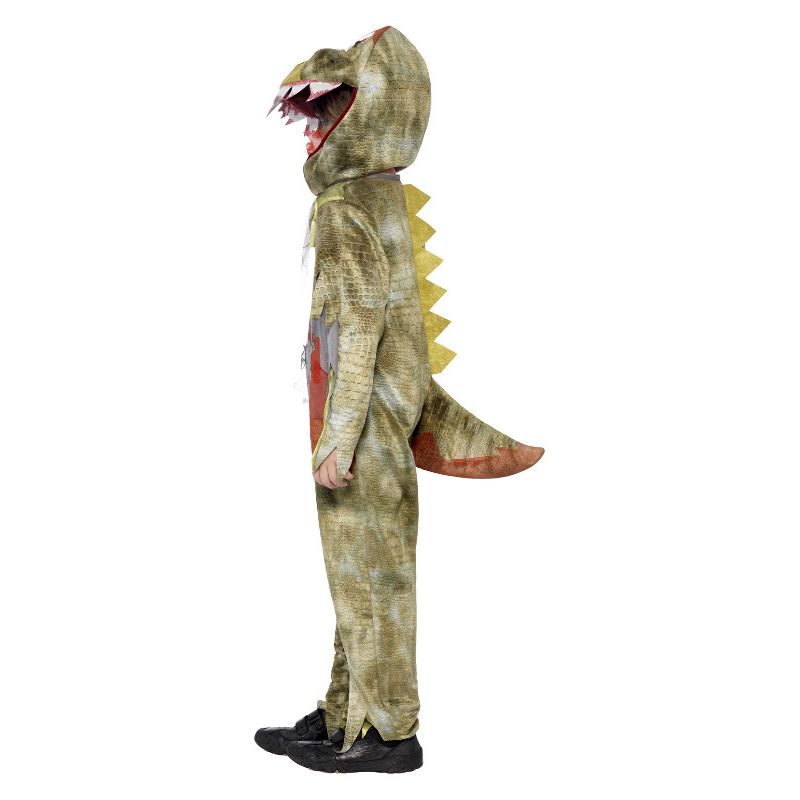Deluxe Deathly Dinosaur Costume Green Child_3 