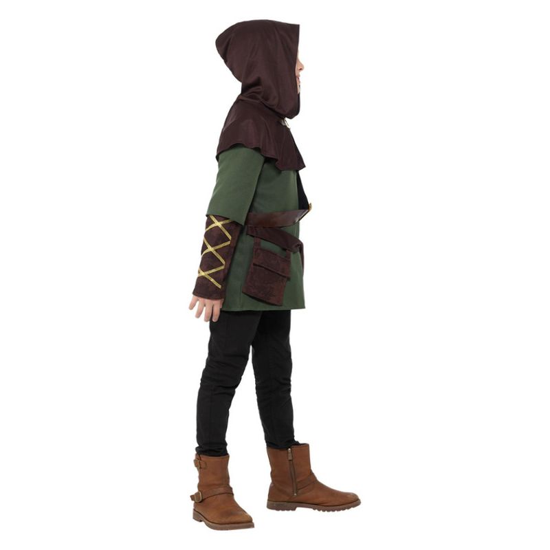 Robin Hood Boy Costume Green & Brown Child Green Arrow Archer