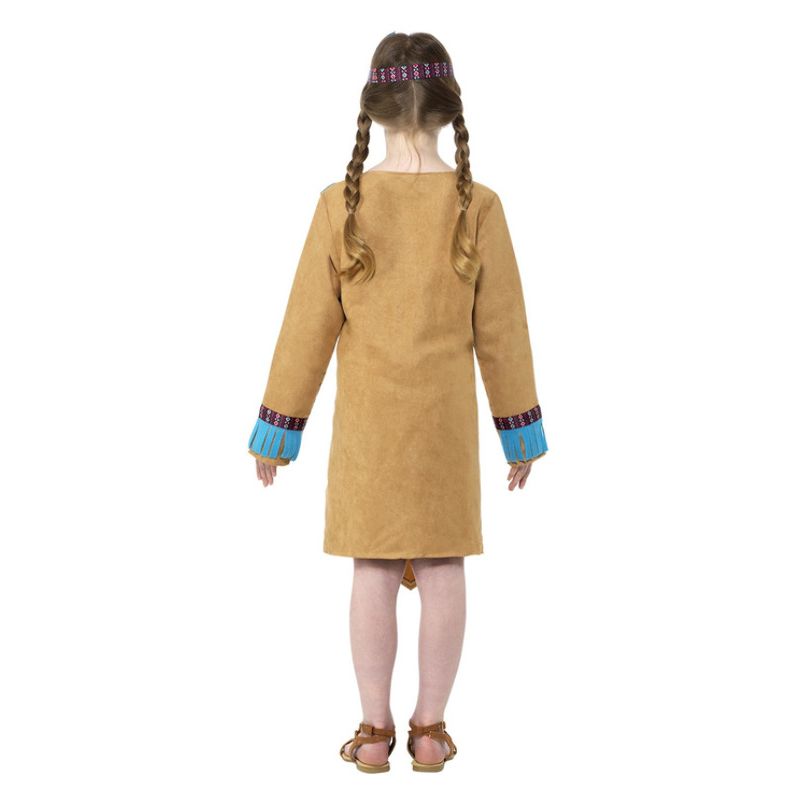 Native American Inspired Girl Costume Brown Child