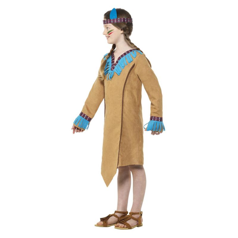 Native American Inspired Girl Costume Brown Child