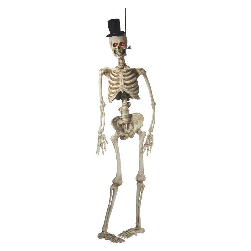 Light Up Latex Hanging Skeleton Groom Decoration Adult Natural_1 sm-48271