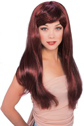 Sports Fanatic Green & Yellow Wig - Adult