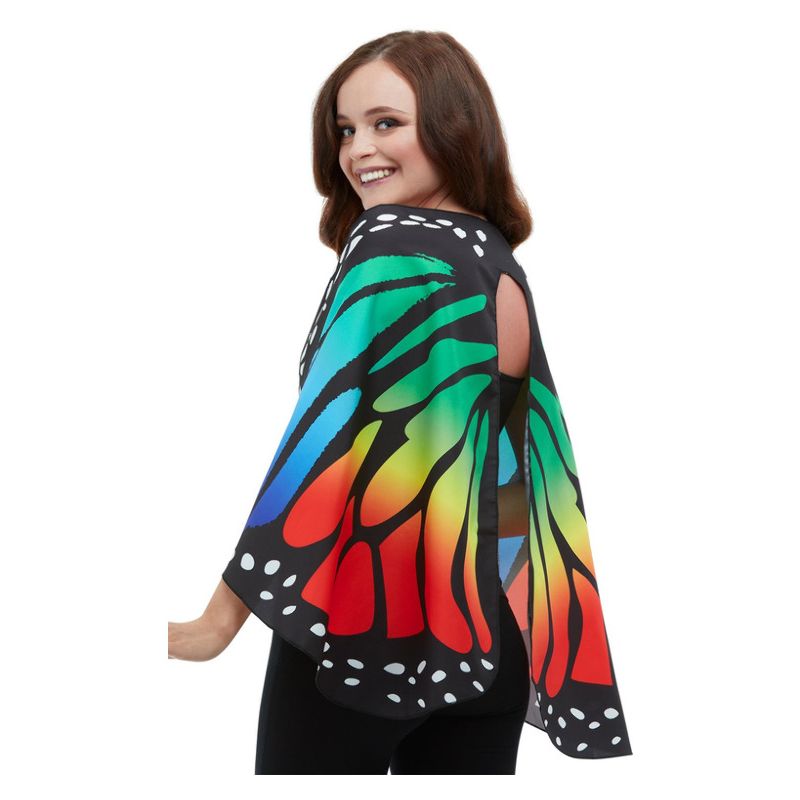 Monarch Butterfly Fabric Wings Multi-Coloured Adult_1 sm-50872