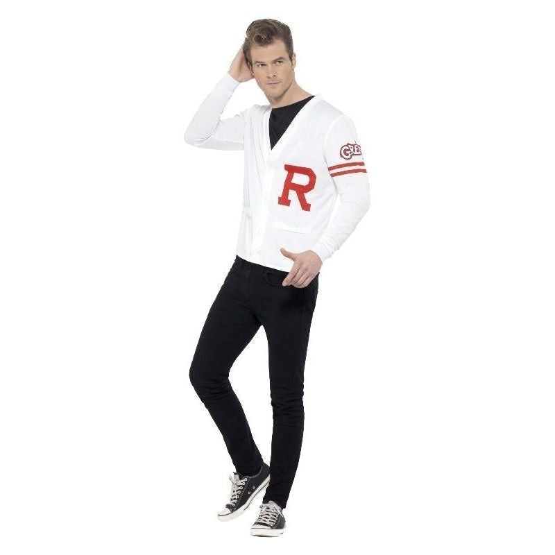 Costumes Australia 50s Grease Rydell Prep Costume Adult White_2