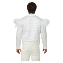 Elton John Feather Jacket Adult White_2 sm-51519M