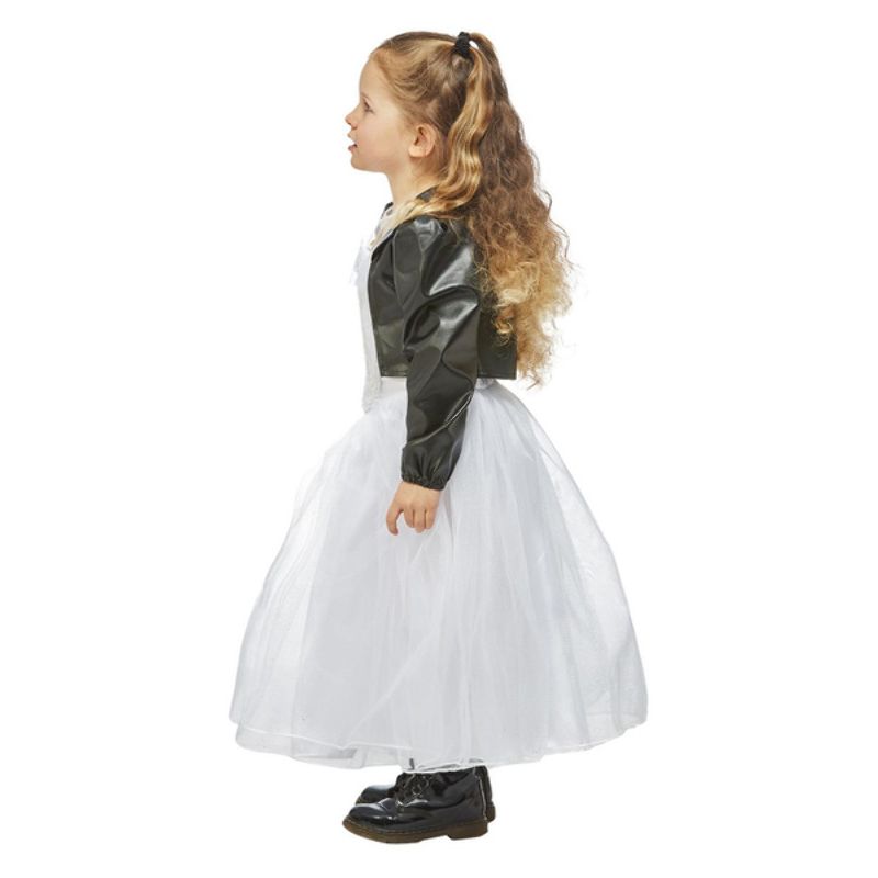 Bride of Chucky Tiffany Costume Child Black White_3 sm-51525T2