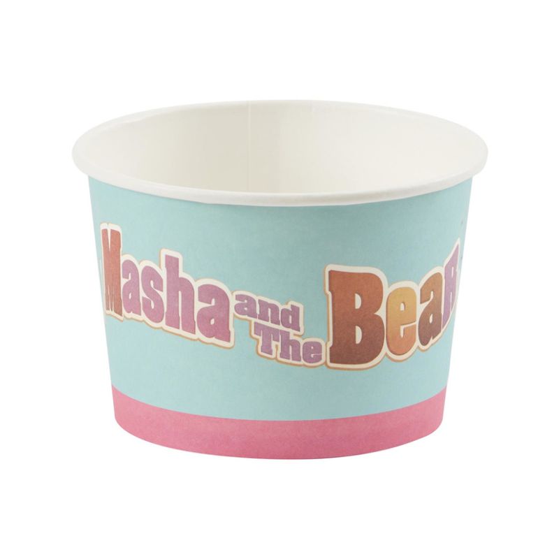 Masha and The Bear Tableware Party Treat Tubs x8 Child Pink Purple Blue_1 sm-51556