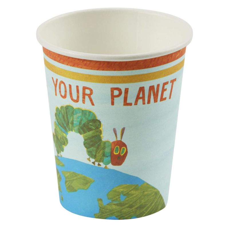 The Very Hungry Caterpillar Tableware Party Cups Child Green Blue_1 sm-51560
