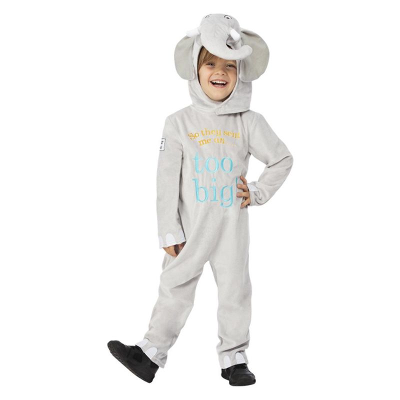 Dear Zoo Deluxe Elephant Costume Child Grey White_1 sm-51575S