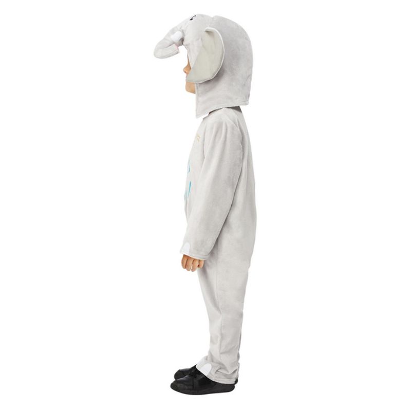 Dear Zoo Deluxe Elephant Costume Child Grey White_3 sm-51575T2