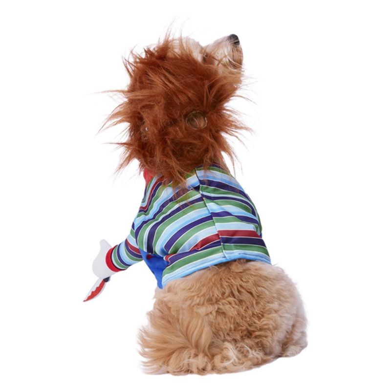 Chucky Pet Costume Dog Blue Orange Multi_2 sm-51612M