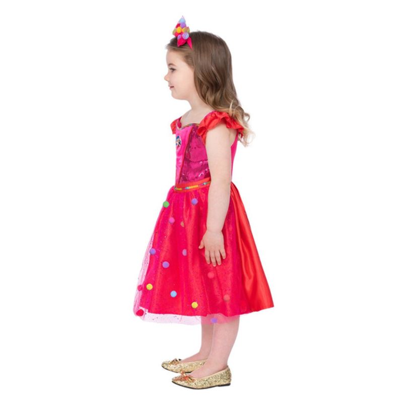 True and The Rainbow Kingdom Pom Costume Child Multi Pink_3 sm-51665T2