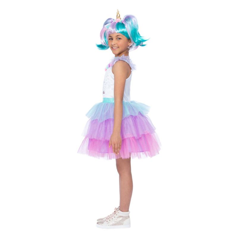 L.O.L Surprise! Deluxe Unicorn Costume Child Multi Pink Purple Turquoise White_3 sm-51667S